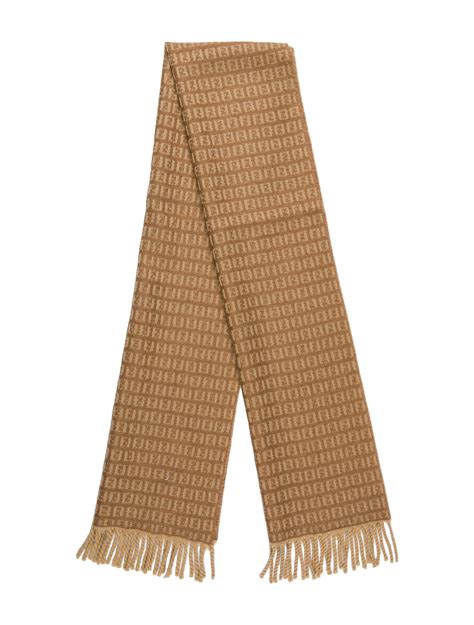 fendi womens wool scarf|Fendi zucchino scarf.